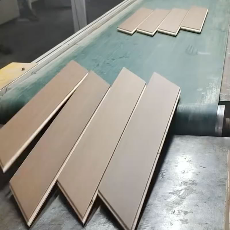 Project chevron flooring production Chevron hardwood flooring from Malaysia