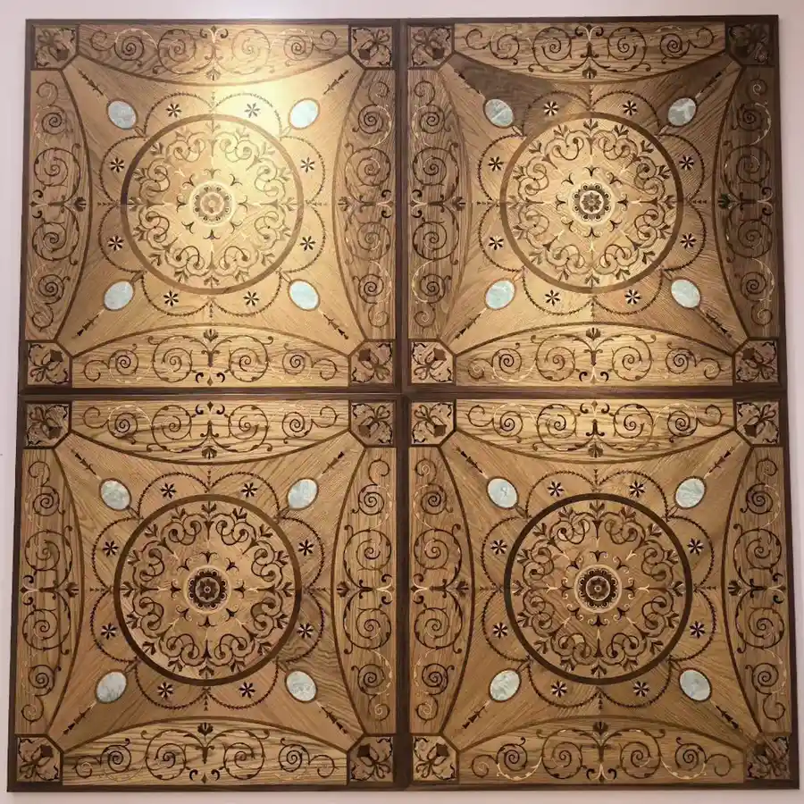Wild wooding Medallion & Motif floorboard design