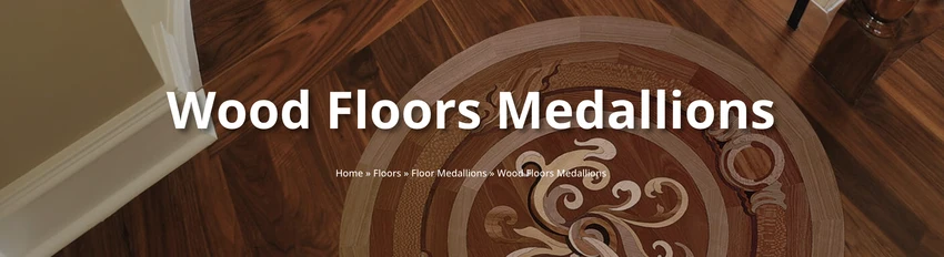 Wood Floors Medallions Cover by oshkosh designs